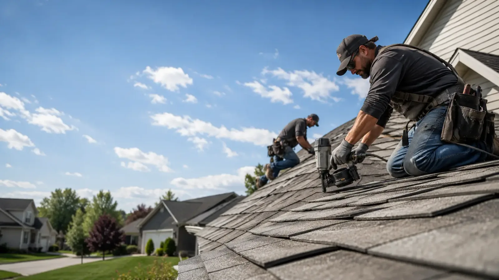 Storm Damage Roof Repair in Moran, KS near me